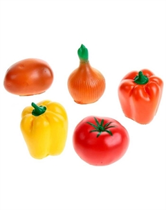 Набор резиновых игрушек «Овощи», МИКС Пкф «игрушки»