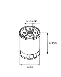 Фильтр масляный 4NC-106 Nitto