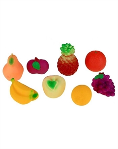 Набор резиновых игрушек «Фрукты» Огонёк