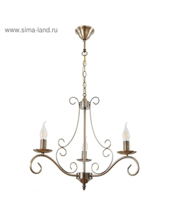 Люстра 73161/3 E14 40Вт бронза 56х56х46 см Bayerlux