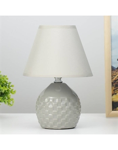 Лампа настольная 37514/1 1х40Вт Е14 перламутровый 18х18х26 см Risalux