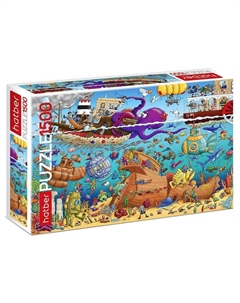 Пазл «На дне морском», 1500 деталей Hatber