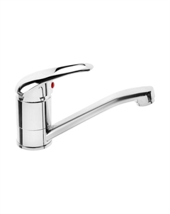 Смеситель для кухни «МИРАЖ» R=831-15 TYE-2103, однорычажный, длина излива 150 мм, хром Мираж