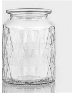 Банка для сыпучих «Голубки», 1 л, 11×24 см, с керамической крышкой, стекло, прозрачная Доляна