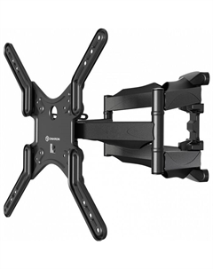 Кронштейн ONKRON M5, для ТВ, наклонно-поворотный, 37"-70", 42-452 мм от стены, черный Onkron