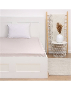 Простыня 1.5 спальная «» Silver cloud, 150×215 см, мако-сатин, хлопок 100% Этель