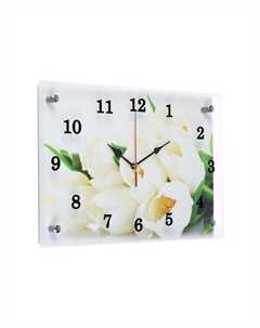 Часы-картина настенные, интерьерные «Тюльпаны», бесшумные, 25×35 см Сюжет