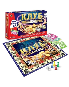Экономическая настольная игра «Клуб миллионеров» Русский стиль