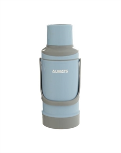 Термос «Антуан», 3.2 л, со стеклянной колбой, сохраняет тепло 12 ч, нержавеющая сталь, пластик, голубой Take it easy