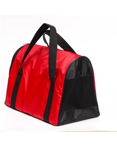 Сумка - переноска для животных "Туннель", нейлон, 37 х 22 х 26 см, красный Пижон