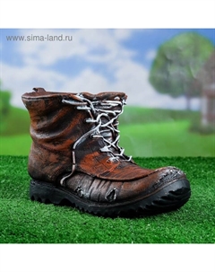 Фигурное кашпо для цветов «Башмак», 33×18 см, полистоун Хорошие сувениры