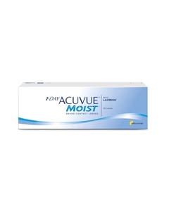 Контактные линзы 1 - Day Acuvue Moist, -3.25/8.5, в наборе 30 шт. Johnson & johnson