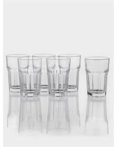 Набор стаканов Casablanca, 295 мл, 6 шт., стекло, прозрачный Pasabahce