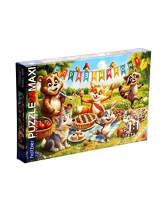 Макси - пазл «Праздник на полянке», 24 детали Hatber