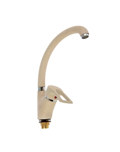 Смеситель для кухни Accoona А84007Е, однорычажный, бежевый