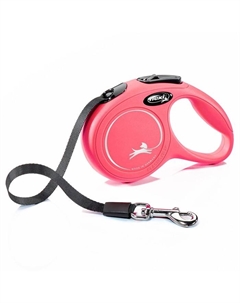 Рулетка New Classic XS (до 12 кг) 3 м лента, красная Flexi