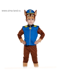 Карнавальный костюм «Гончик-Чейз», куртка, бриджи, маска, р. 28-30, рост 104-110 см Карнавалофф