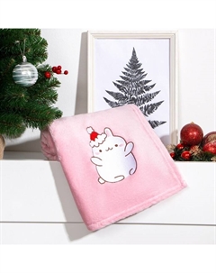 Плед «. Зайка», 85×100 см, велсофт 190 г/м² Этель