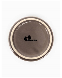 Миска керамическая «Ромбики» 200 мл - 10.5×10.5×4 см, серая Пижон