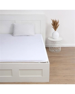 Наматрасник непромокаемый Комфорт 180×200 см, с резинкой по углам, махра/мембрана, 100% полиэстер Адель