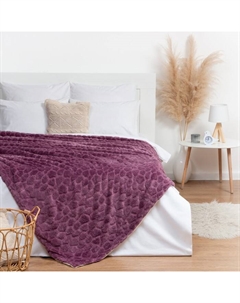 Плед «Мозайка» 150х180 см, цвет фиолетовый Этель