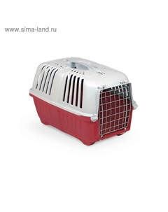 Переноска PRATICO, 48×31.5×33 см, с металлической дверцей, микс цветов Mps