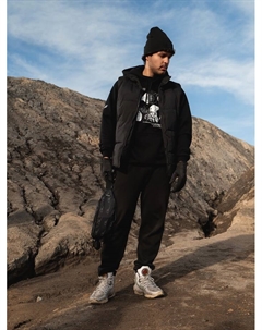 Сумка поясная, чёрная Роскосмос х onlytop