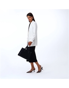 Сумка женская тоут на молнии, с кошельком, 30×10×24 см, чёрный Textura