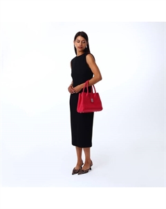 Сумка женская тоут на молнии, 31×11×21 см, розовая Textura