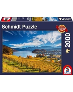 Пазл «Виноградники осенью», 2000 элементов Schmidt