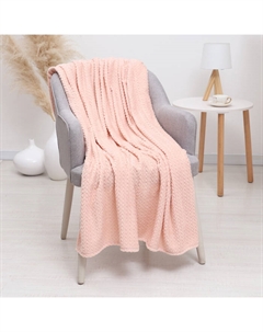 Плед Valira 140×200 см, светло-бежевый, микрофибра, 200 г/м² Belezza