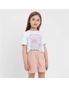 Шорты для девочки, пыльно-розовые, рост 104 см Minaku