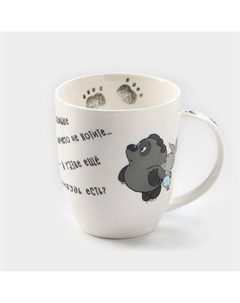 Кружка «Винни Пух №2», 420 мл, фарфор, белая Quinsberry