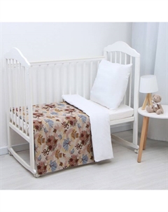 Покрывало детское гобеленовое, 110×145 см, бежевое Monro