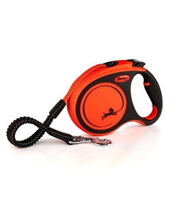 Рулетка Xtreme tape L (до 15 кг) лента, 5 м черный/оранжевый Flexi