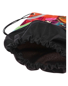 Мешок для обуви на шнурке, с рисунком, размер 49×0.5×41 см, чёрный/красный Erichkrause