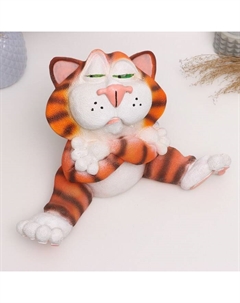 Копилка для денег «Кот рыжий», полистоун, 22×33 см Хорошие сувениры