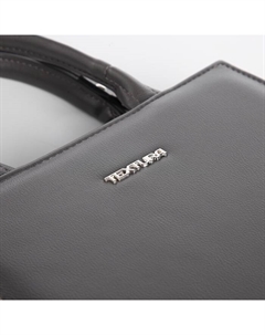 Сумка женская тоут на молнии, 22×11×22 см, серая Textura