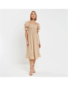 Платье женское : Enjoy цвет бежевый, размер 44 Minaku