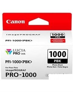 Картридж PFI-1000 PBK Canon