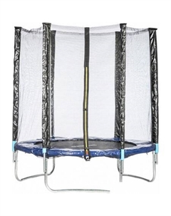 Батут Favorite 8FT (синий, с сеткой) Sundays