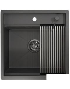Кухонная мойка KS-5051 (графит матовый) Granula