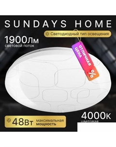 Припотолочная люстра 240924-1 5702 Sundays home