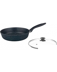 Сковорода Neva Granite NG126 (с крышкой) Нева металл посуда (нмп)
