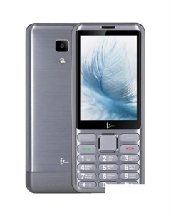 Кнопочный телефон F+ S350 (светло-серый)