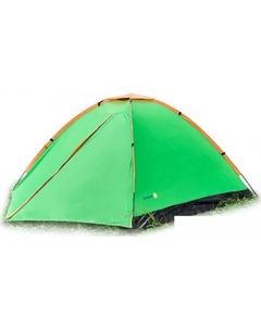 Треккинговая палатка Summer 4 (зеленый/желтый) Sundays