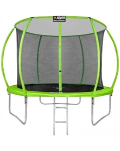 Батут Sky 12ft - 374 см с защитной сеткой и лестницей Alpin