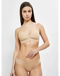 Бюстгальтер t-shirt без косточек бежевого цвета Mark formelle