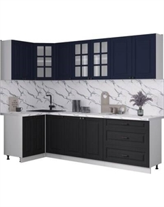 Кухонный гарнитур Интерлиния Мила Деко 1.2x2.6