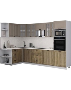Кухонный гарнитур Интерлиния Мила Деко 1.68x3.0 LV